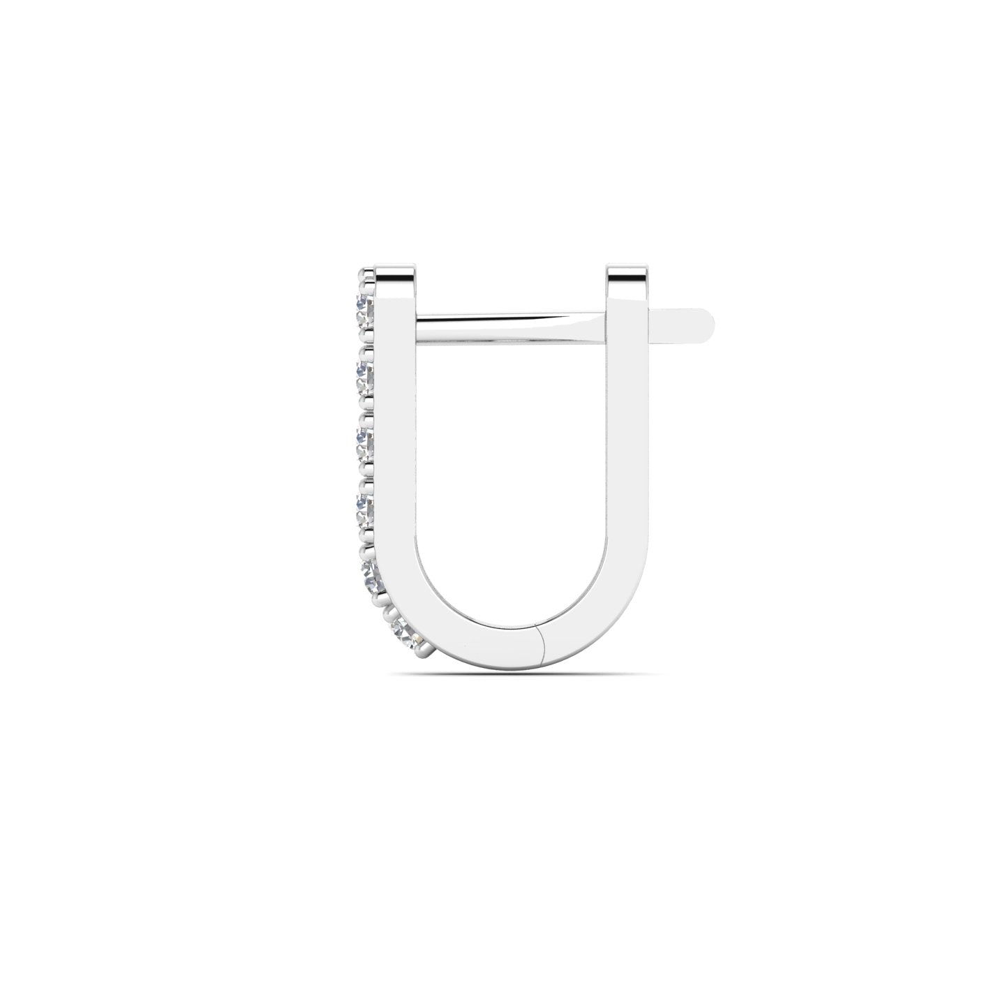 Linear Diamond Impact Earrings