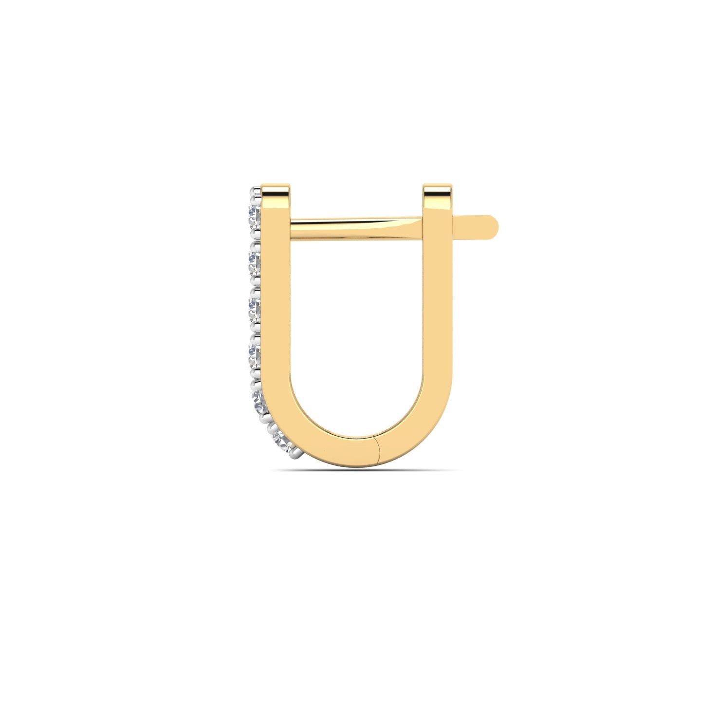 Linear Diamond Impact Earrings