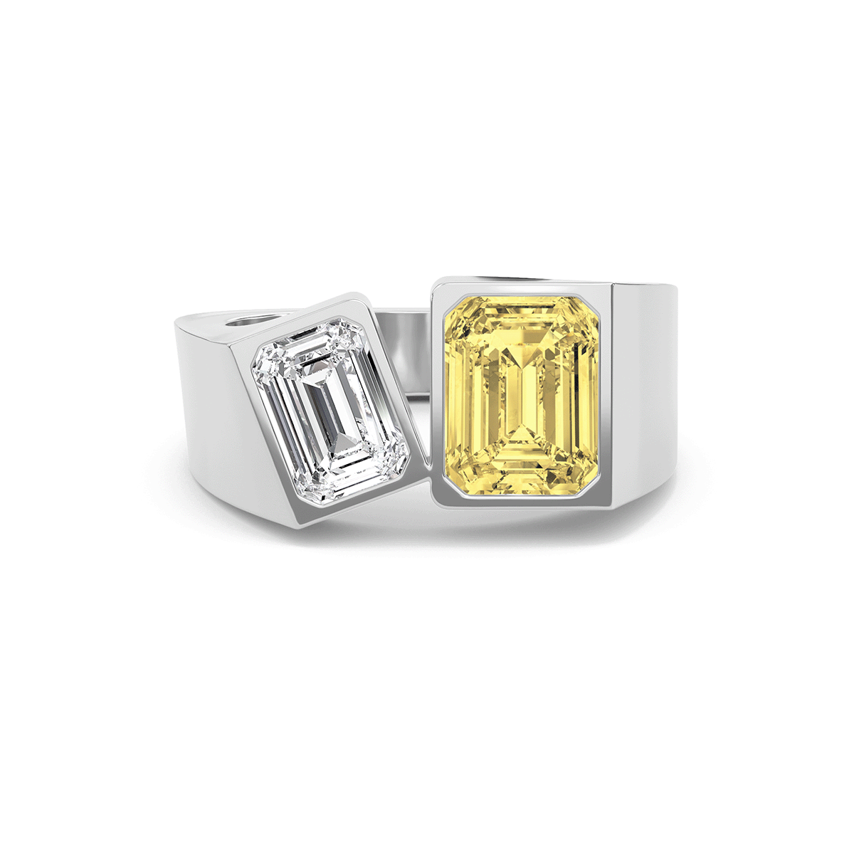 Citrine & Ice Ring
