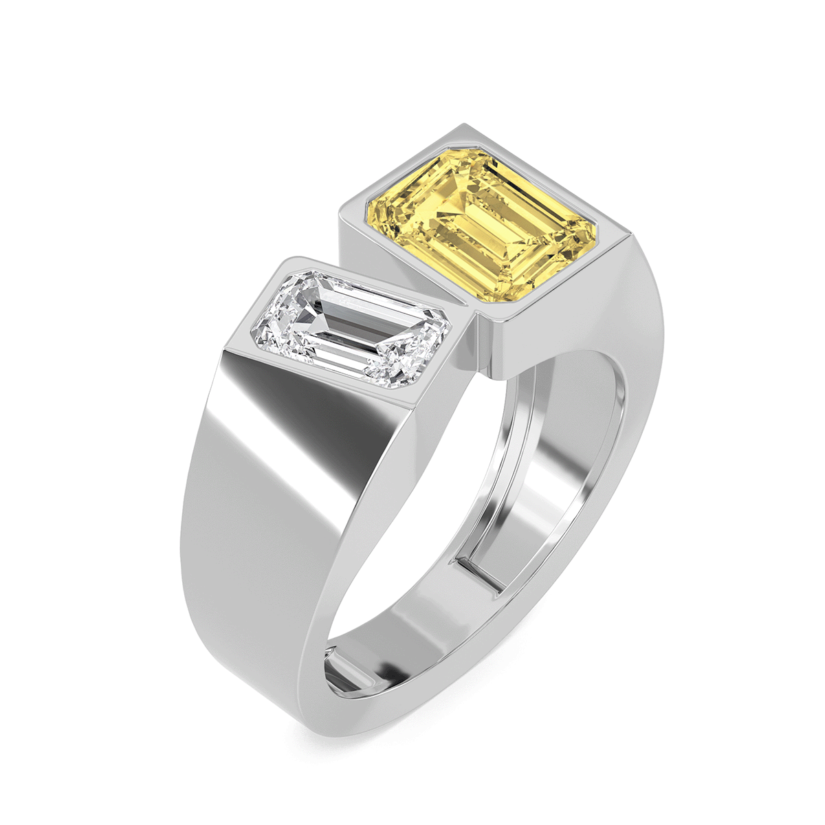 Citrine & Ice Ring