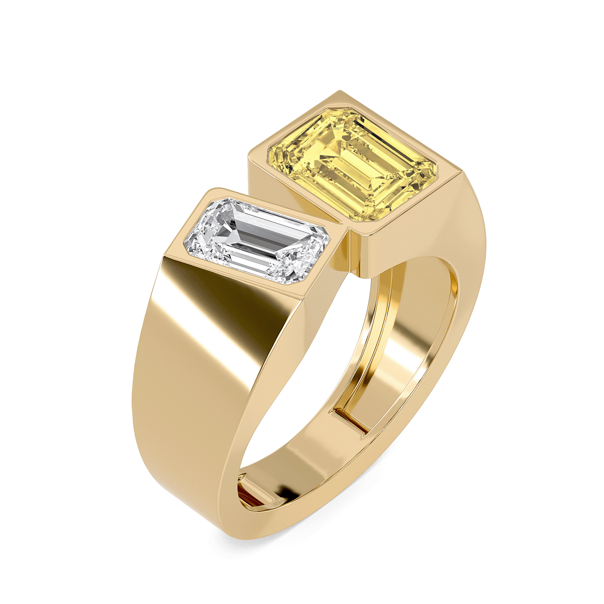 Citrine & Ice Ring