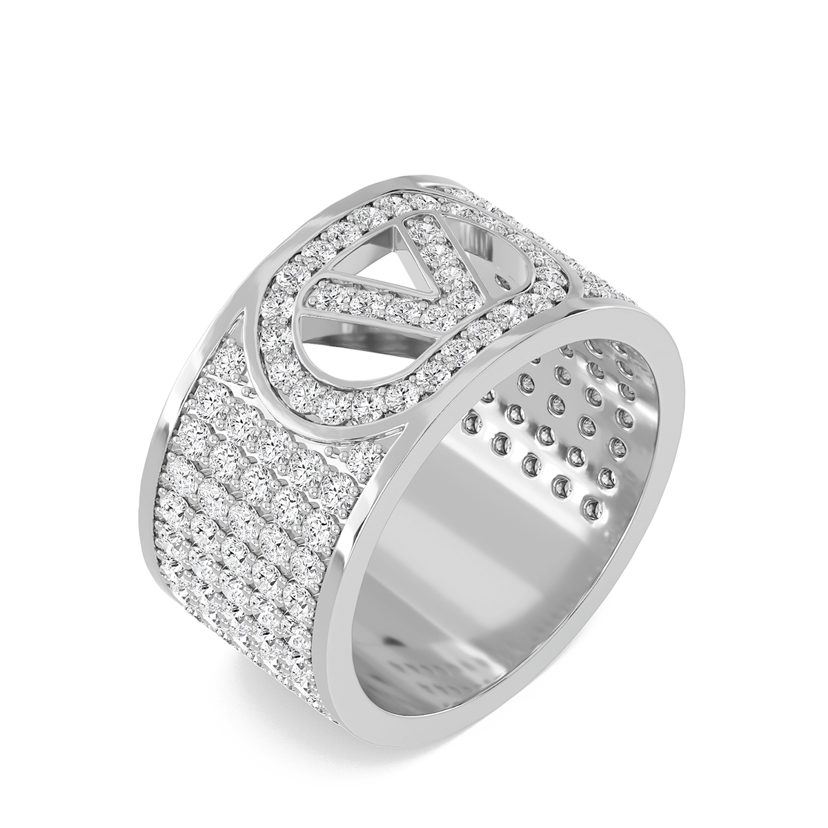 V Initial Diamond Band