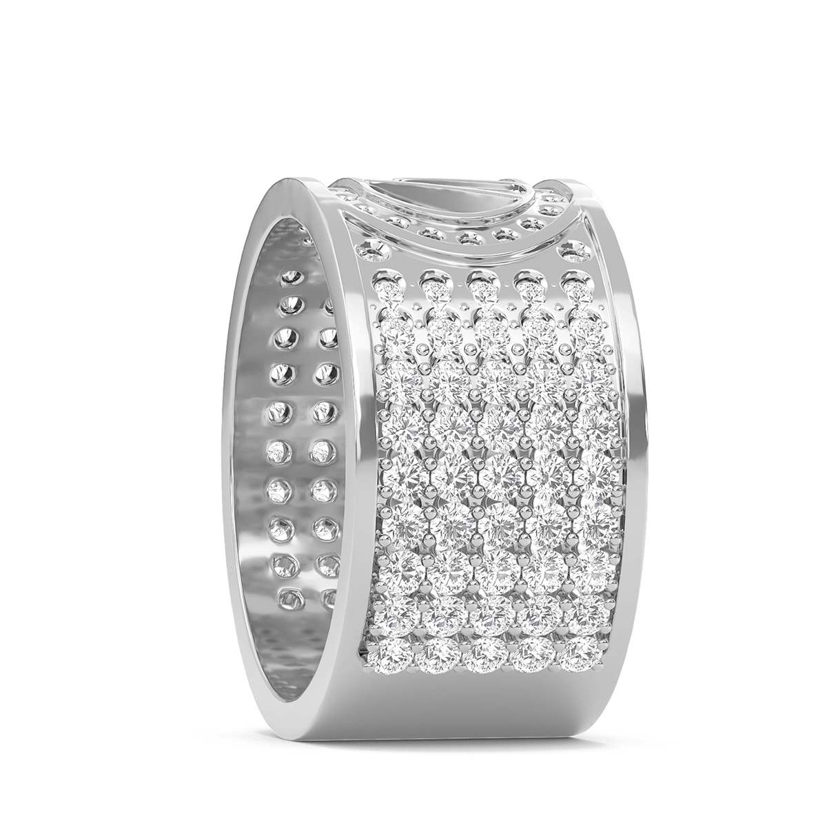 V Initial Diamond Band
