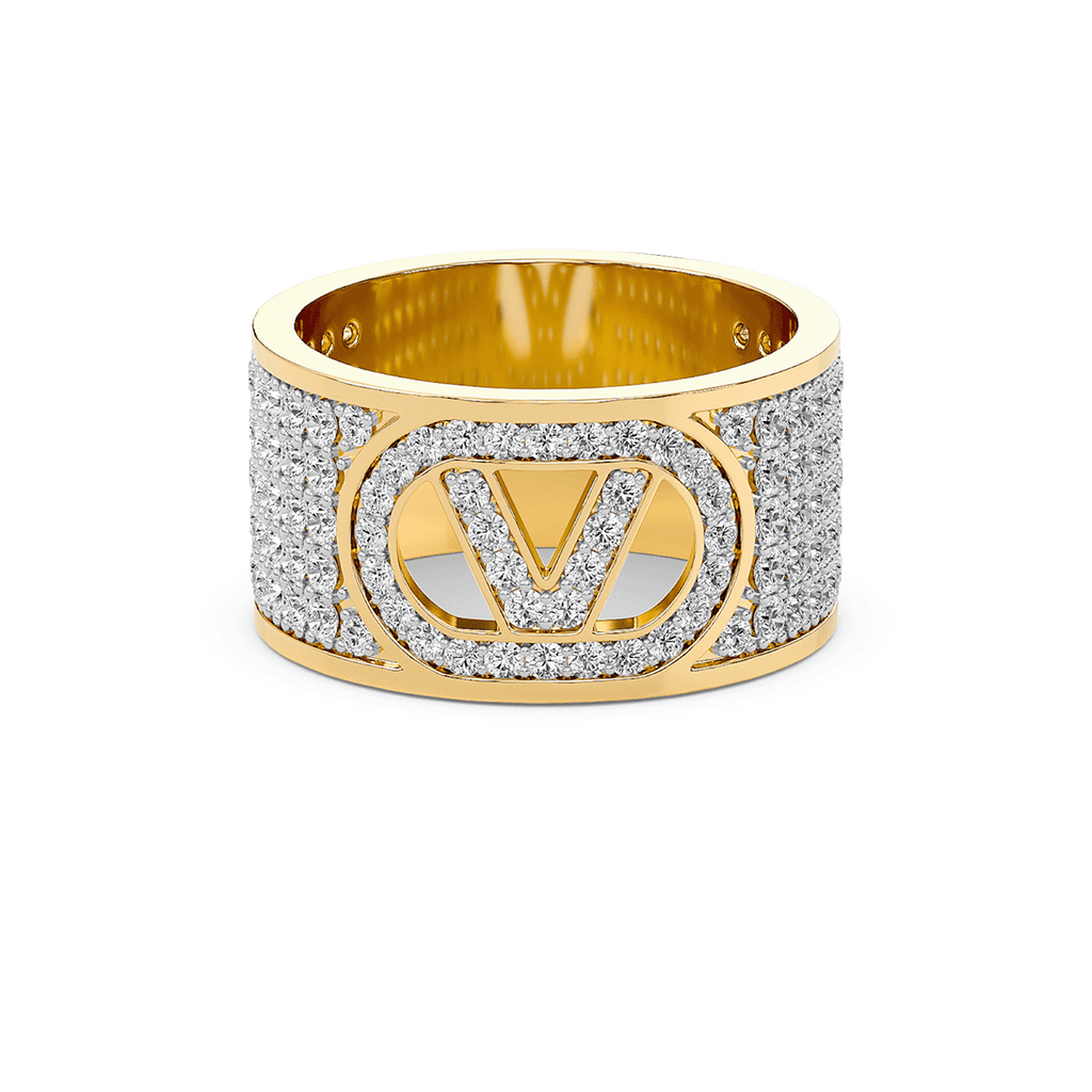 V Initial Diamond Band