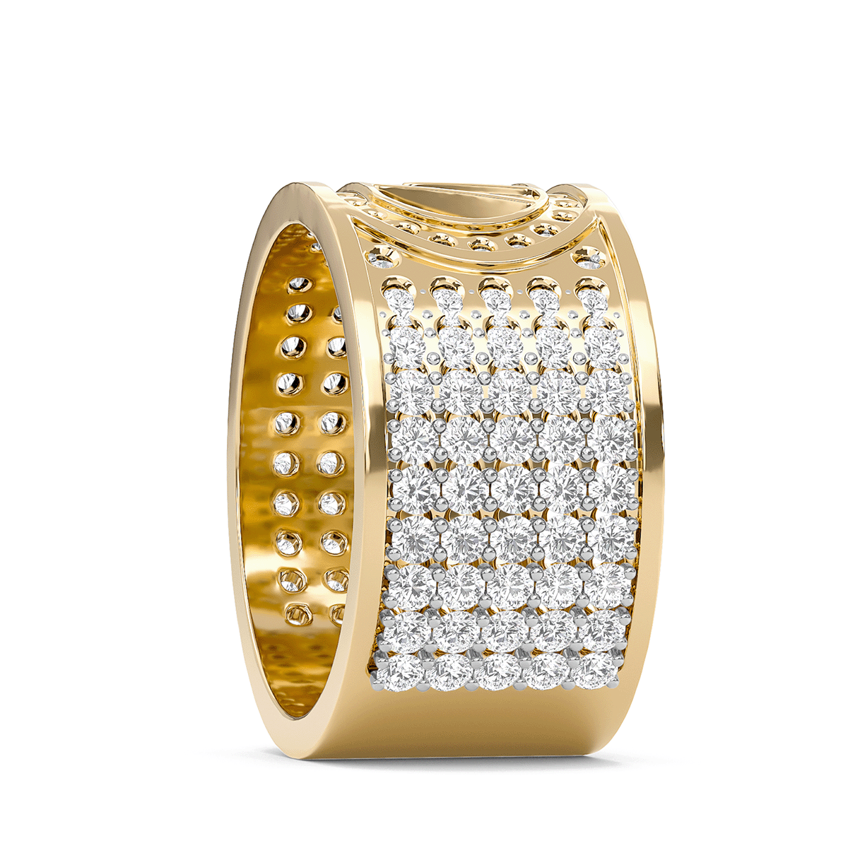 V Initial Diamond Band