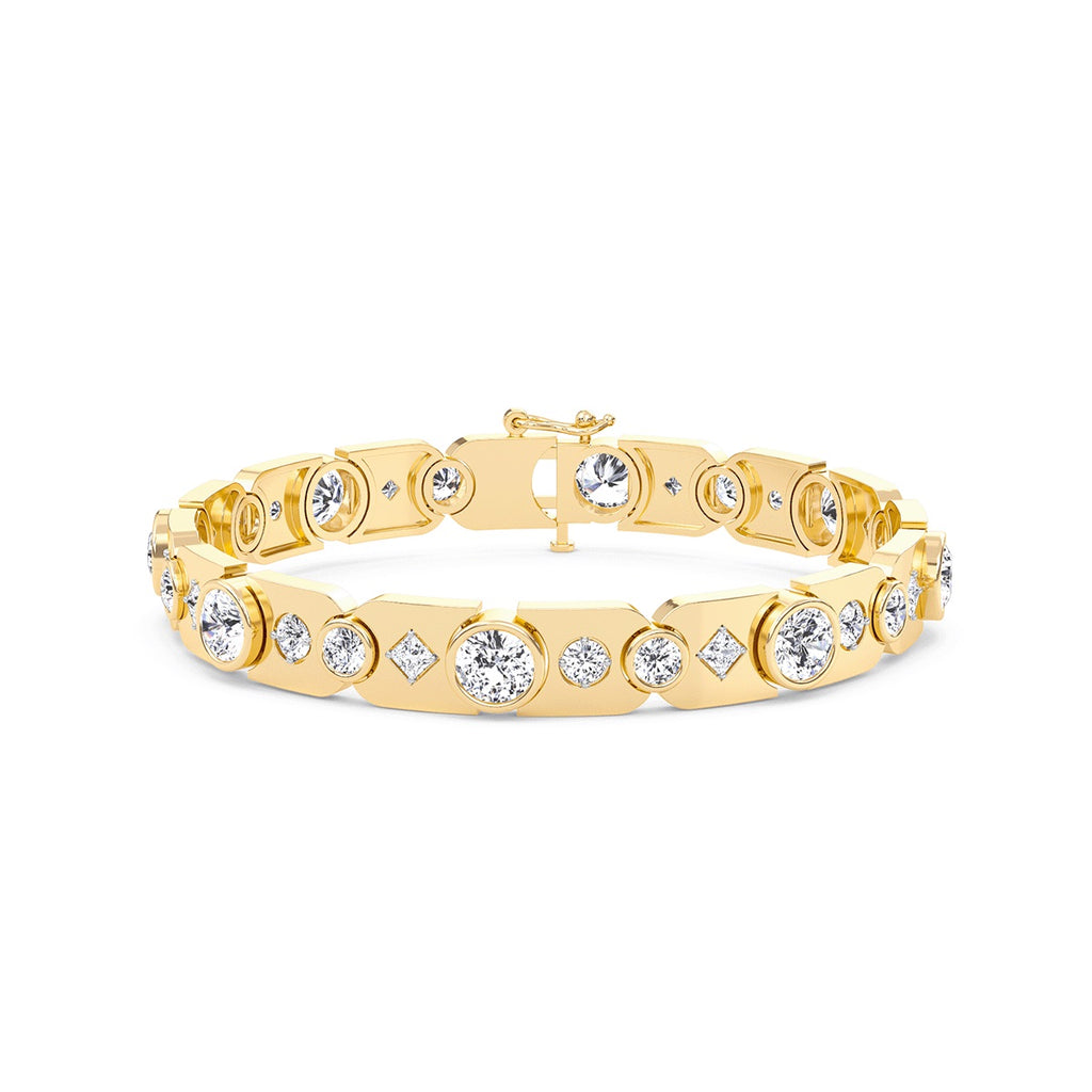 Golden Radiance Diamond Bracelet