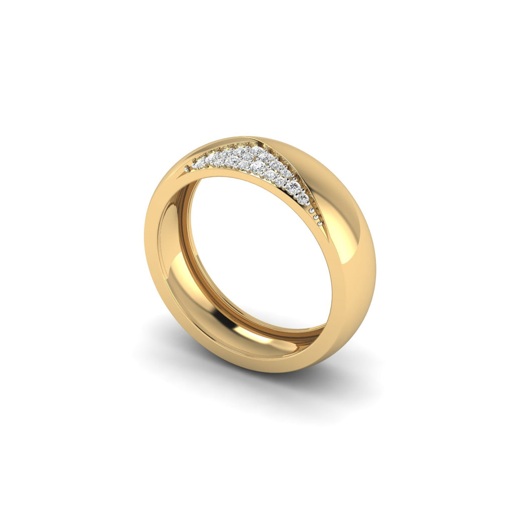 Asymmetrical Allure Ring
