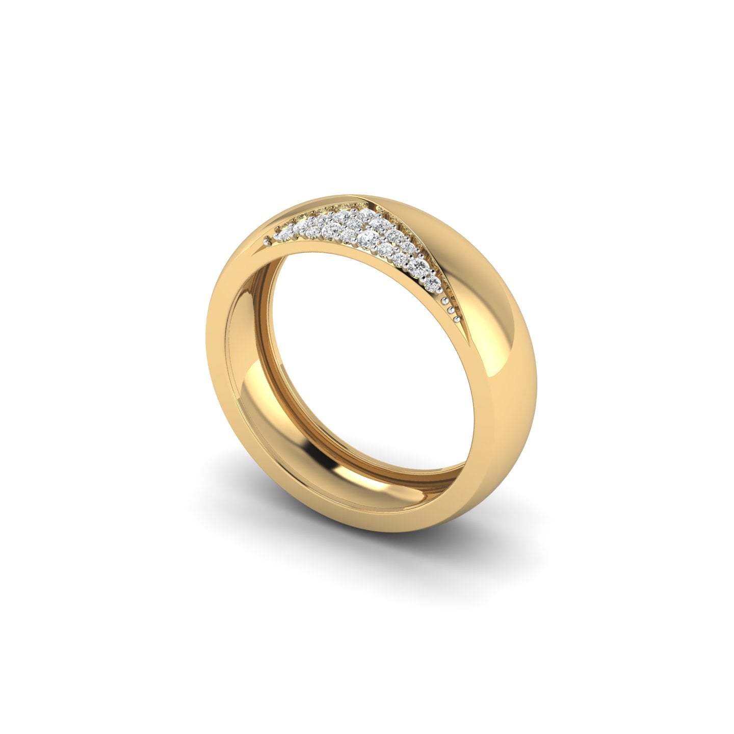 Asymmetrical Allure Ring