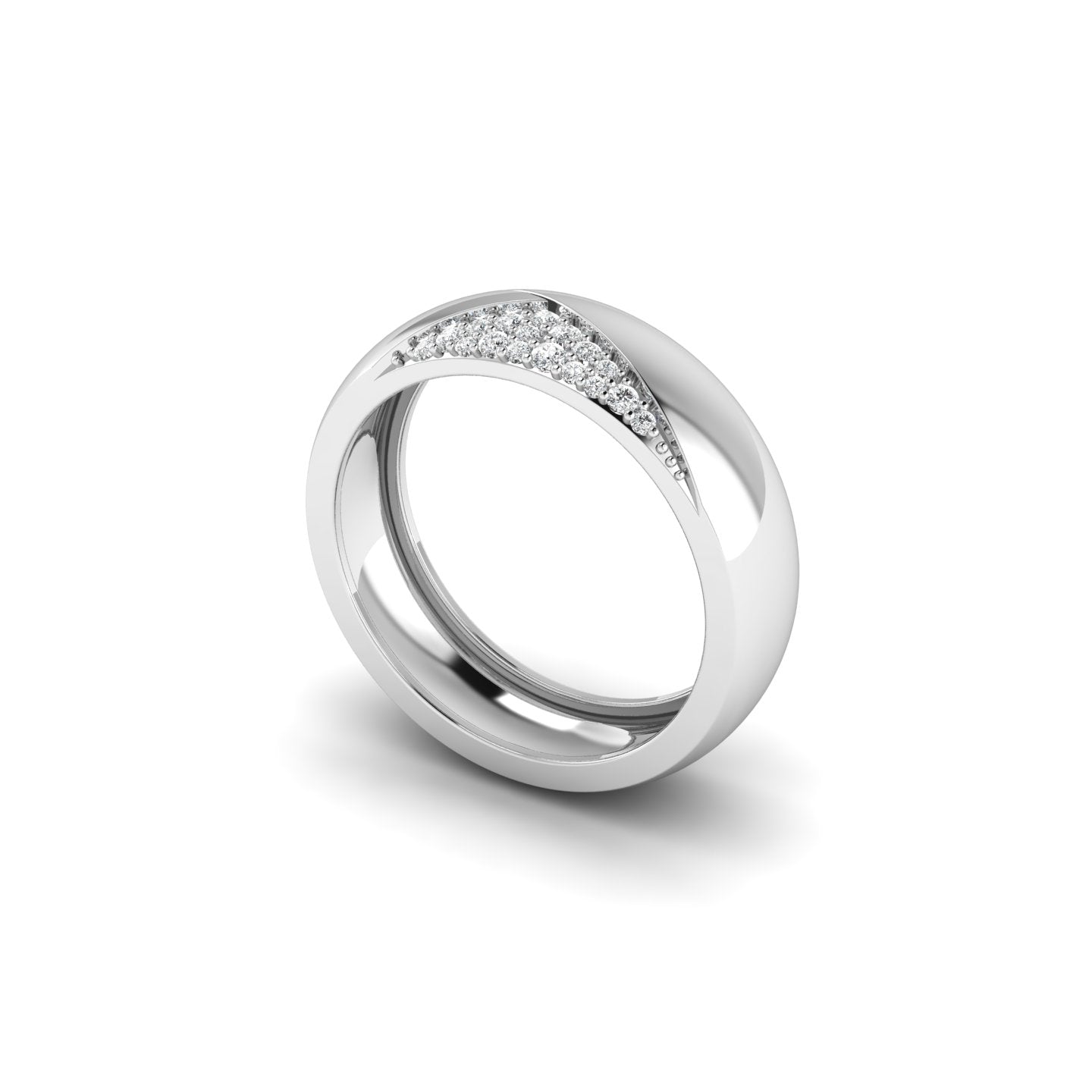 Asymmetrical Allure Ring