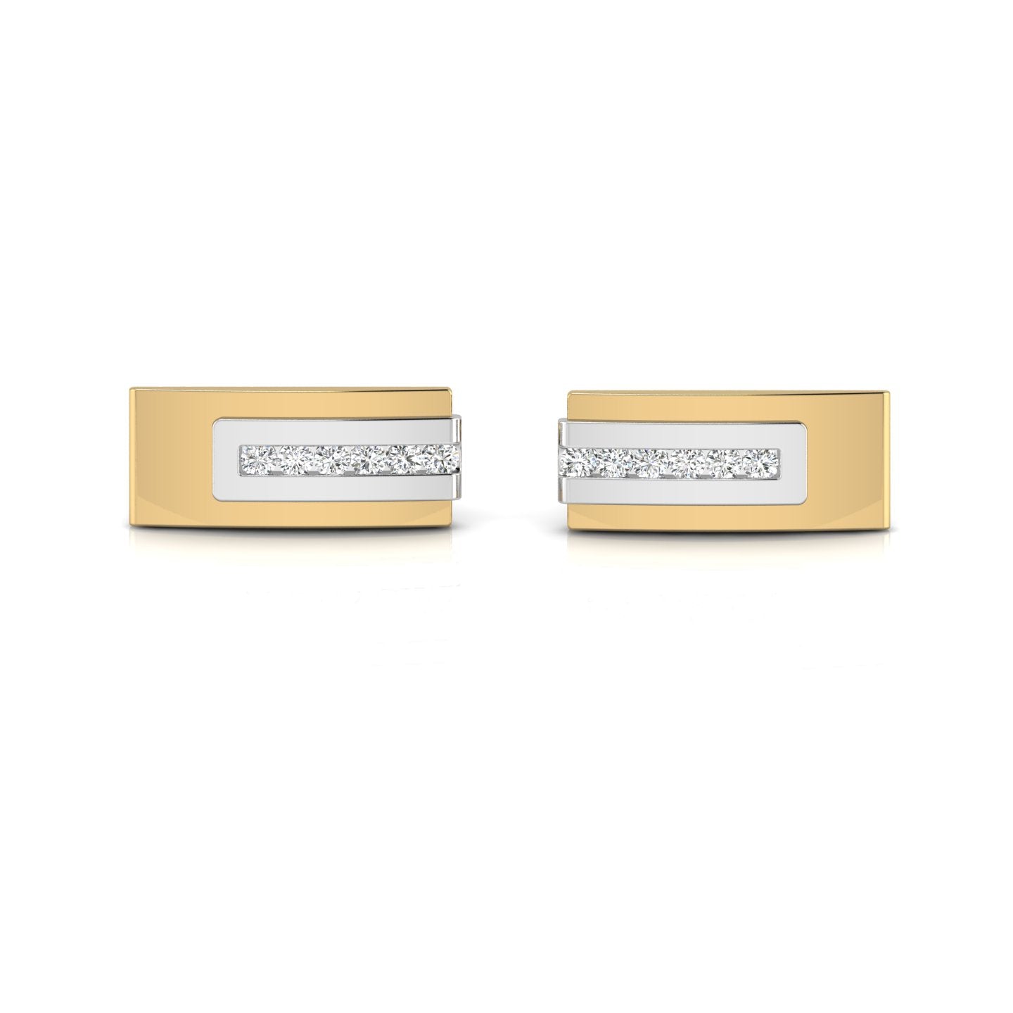 Luxe Two-Tone Cufflinks