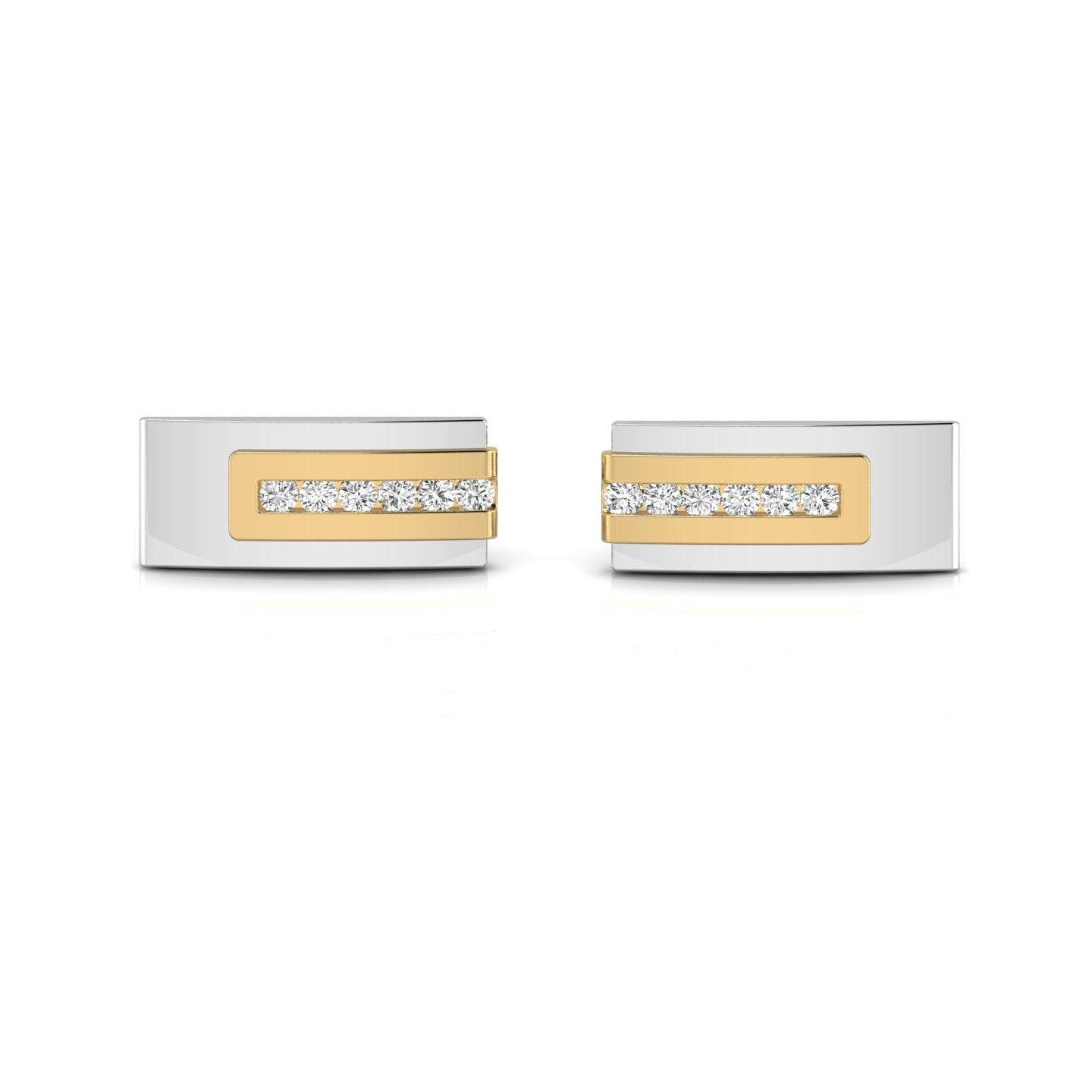 Luxe Two-Tone Cufflinks