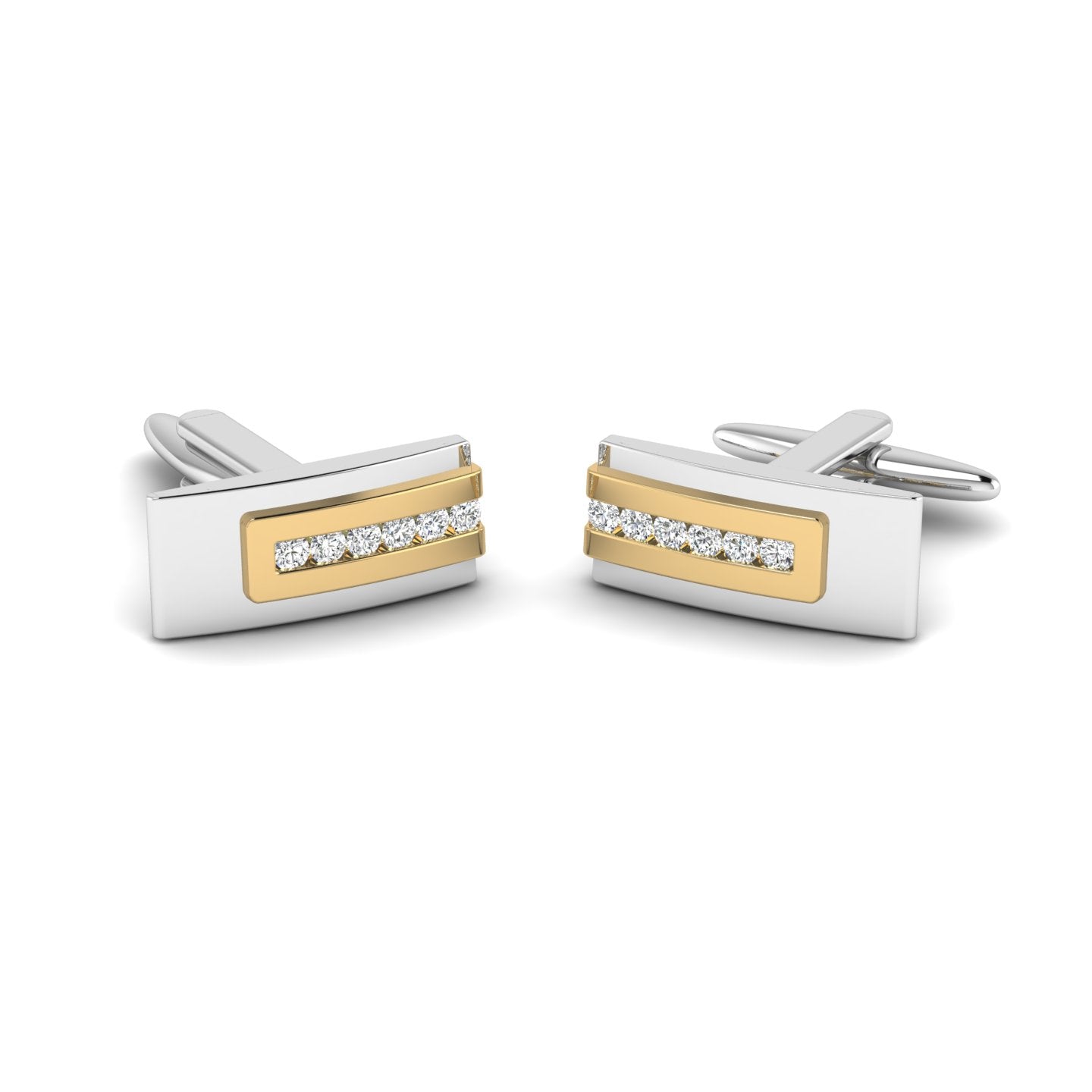 Luxe Two-Tone Cufflinks