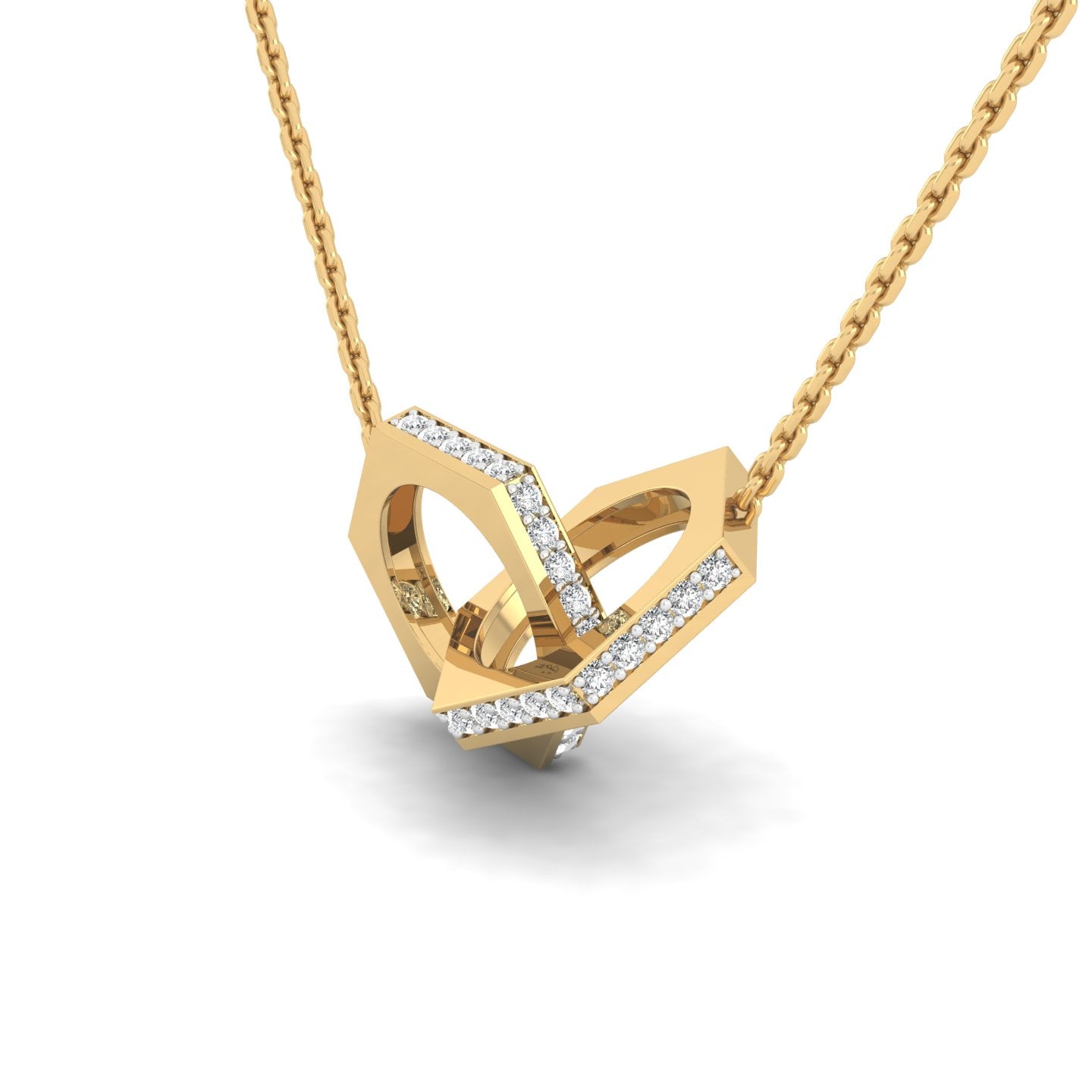 Interlinked hexagon Pendants
