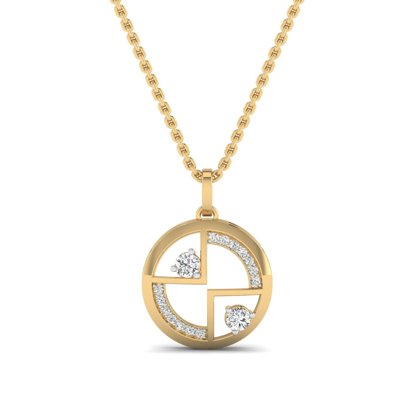 Quad-Circle Pendant
