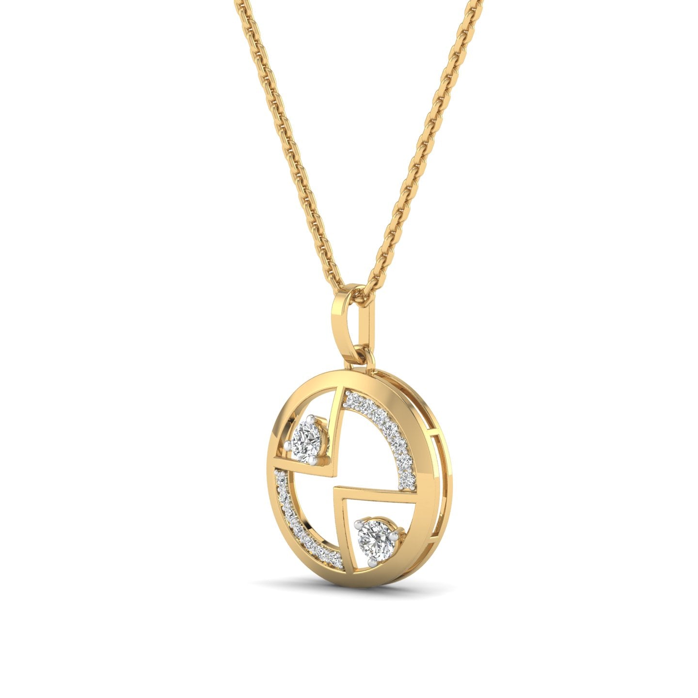 Quad-Circle Pendant