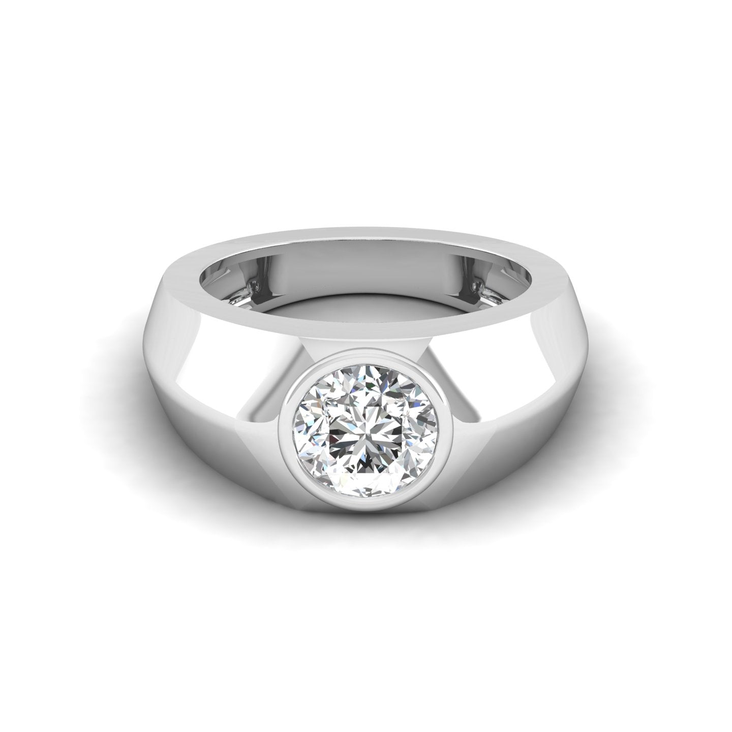 Ironclad Solitaire Ring