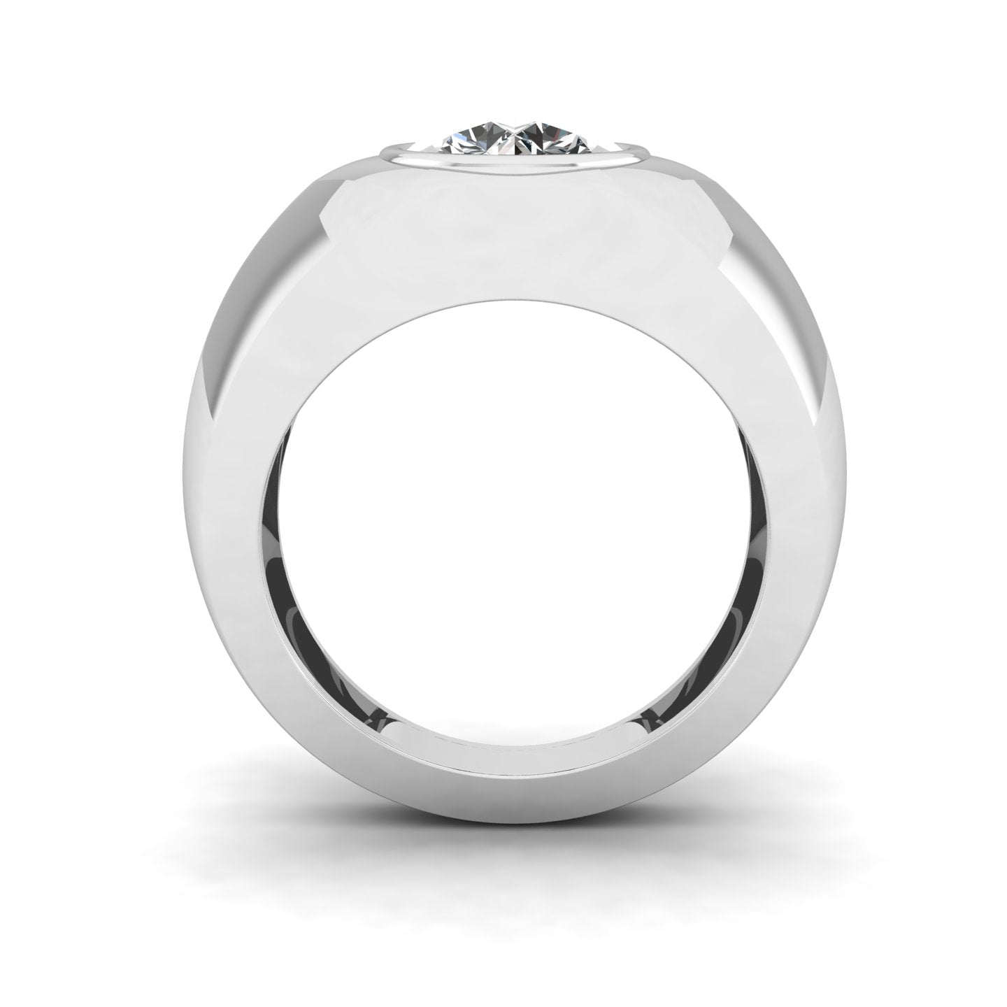Ironclad Solitaire Ring