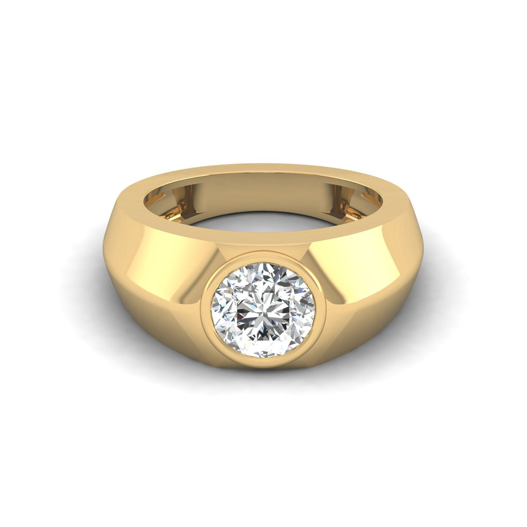 Ironclad Solitaire Ring