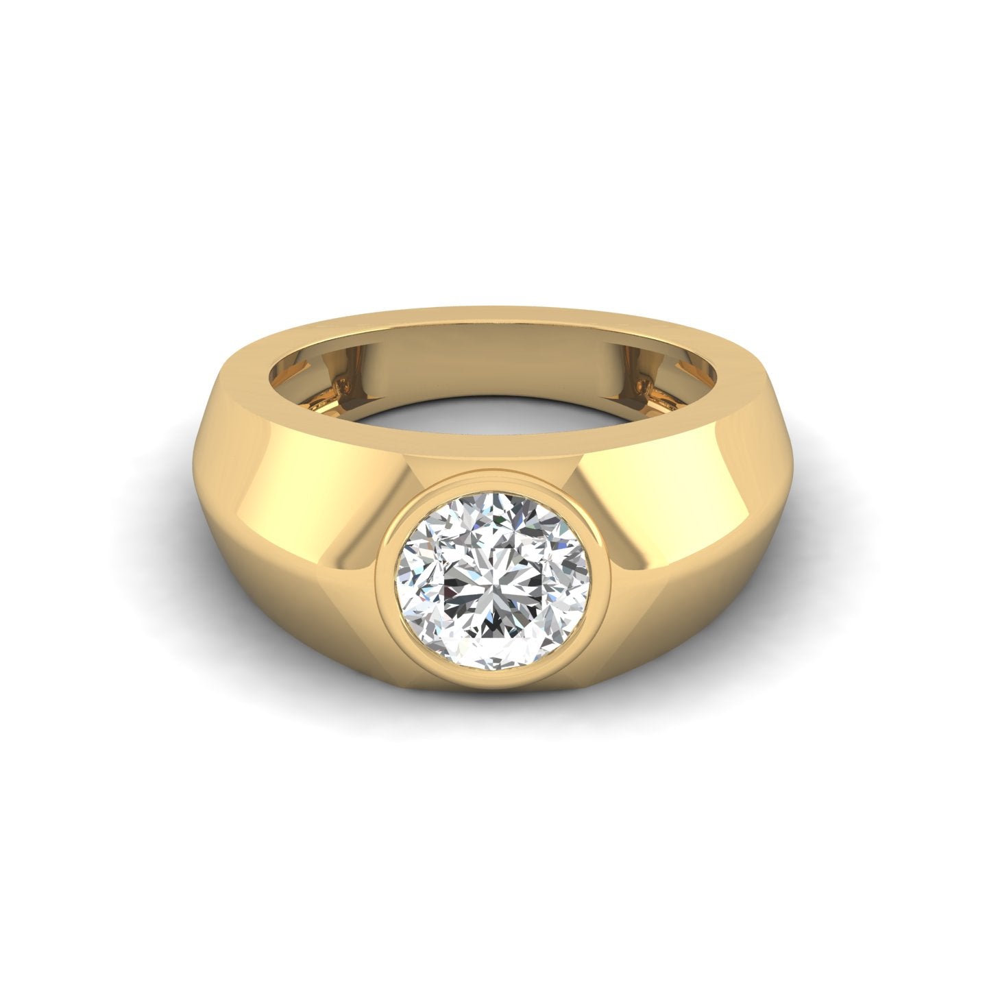Ironclad Solitaire Ring