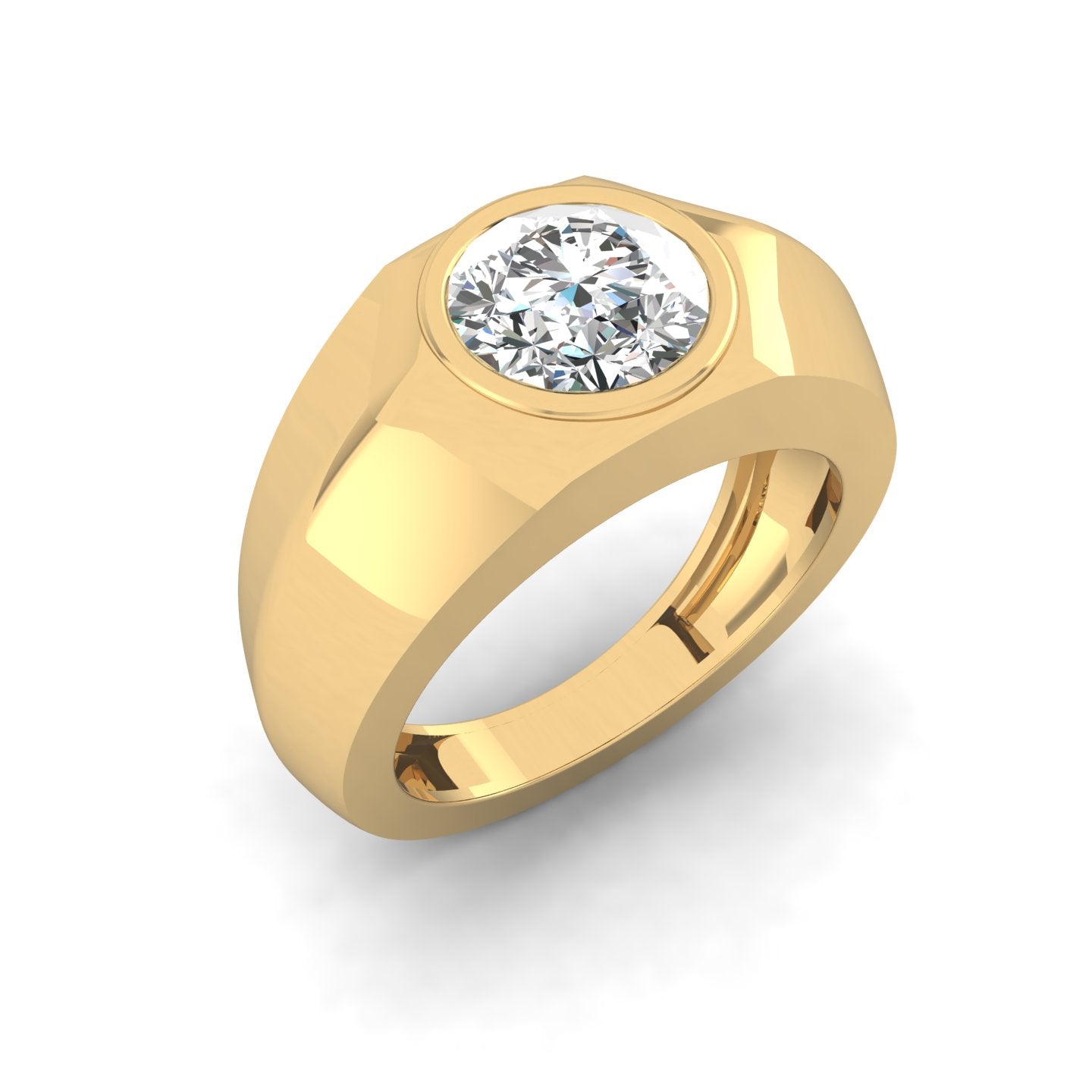 Ironclad Solitaire Ring