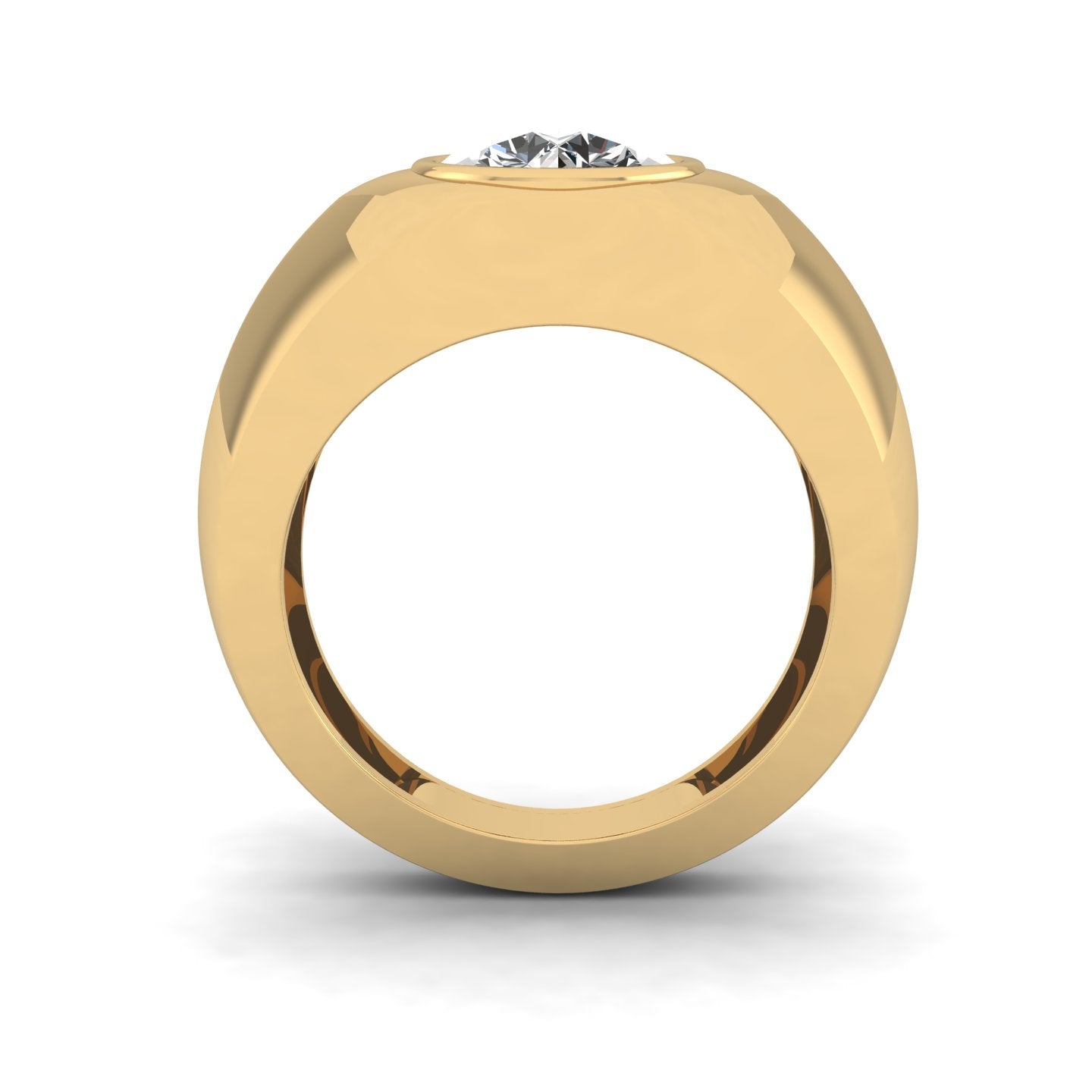 Ironclad Solitaire Ring