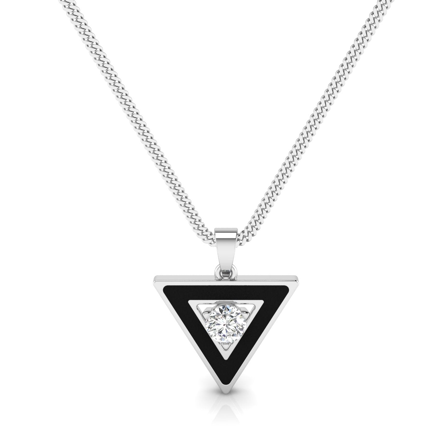 Trigon Noir Pendant