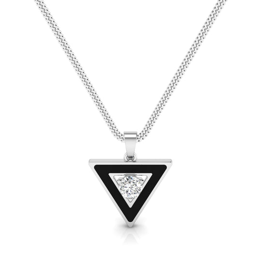 Trigon Noir Pendant