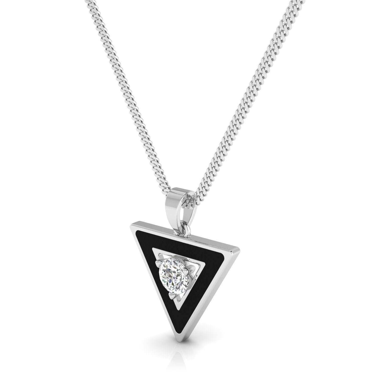 Trigon Noir Pendant