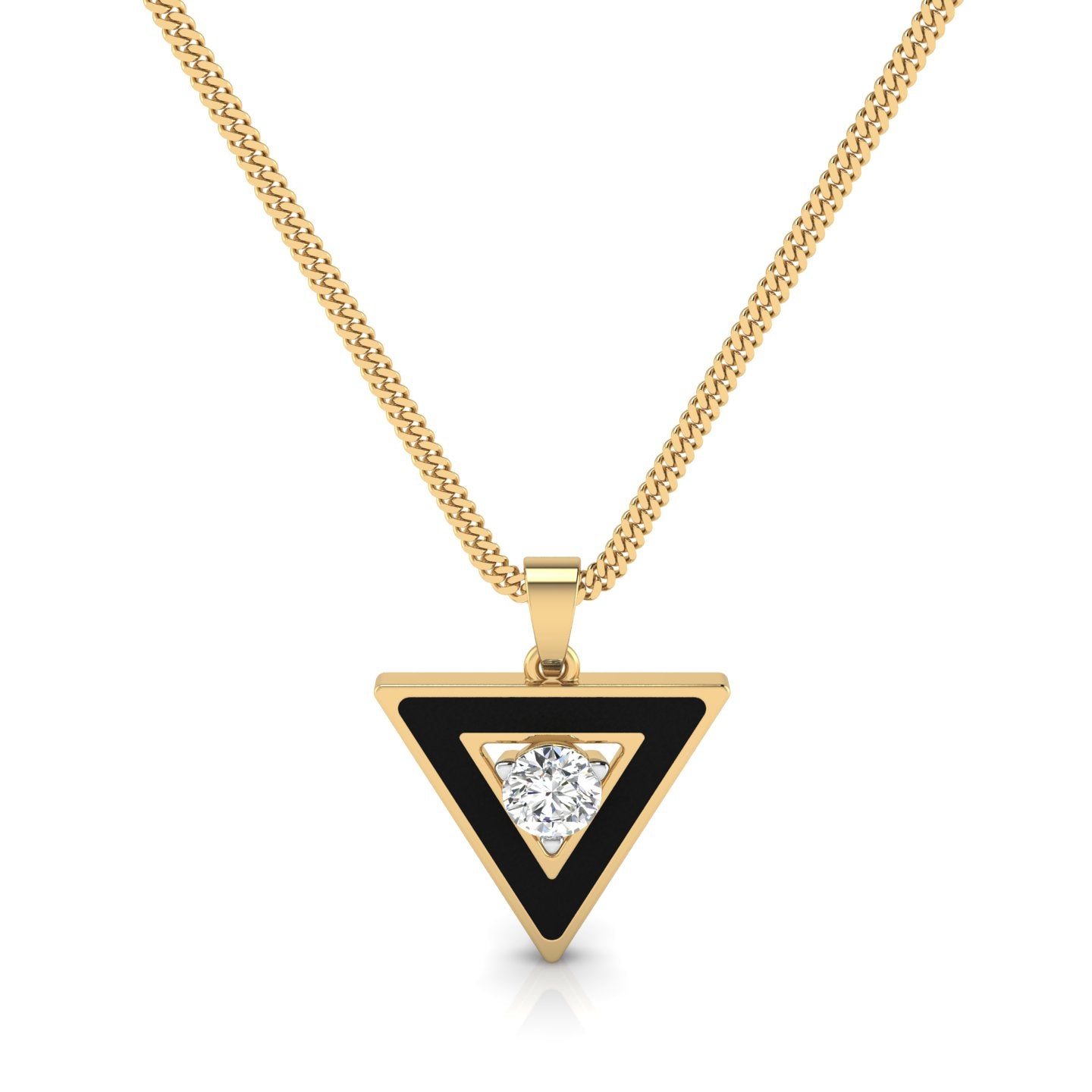 Trigon Noir Pendant