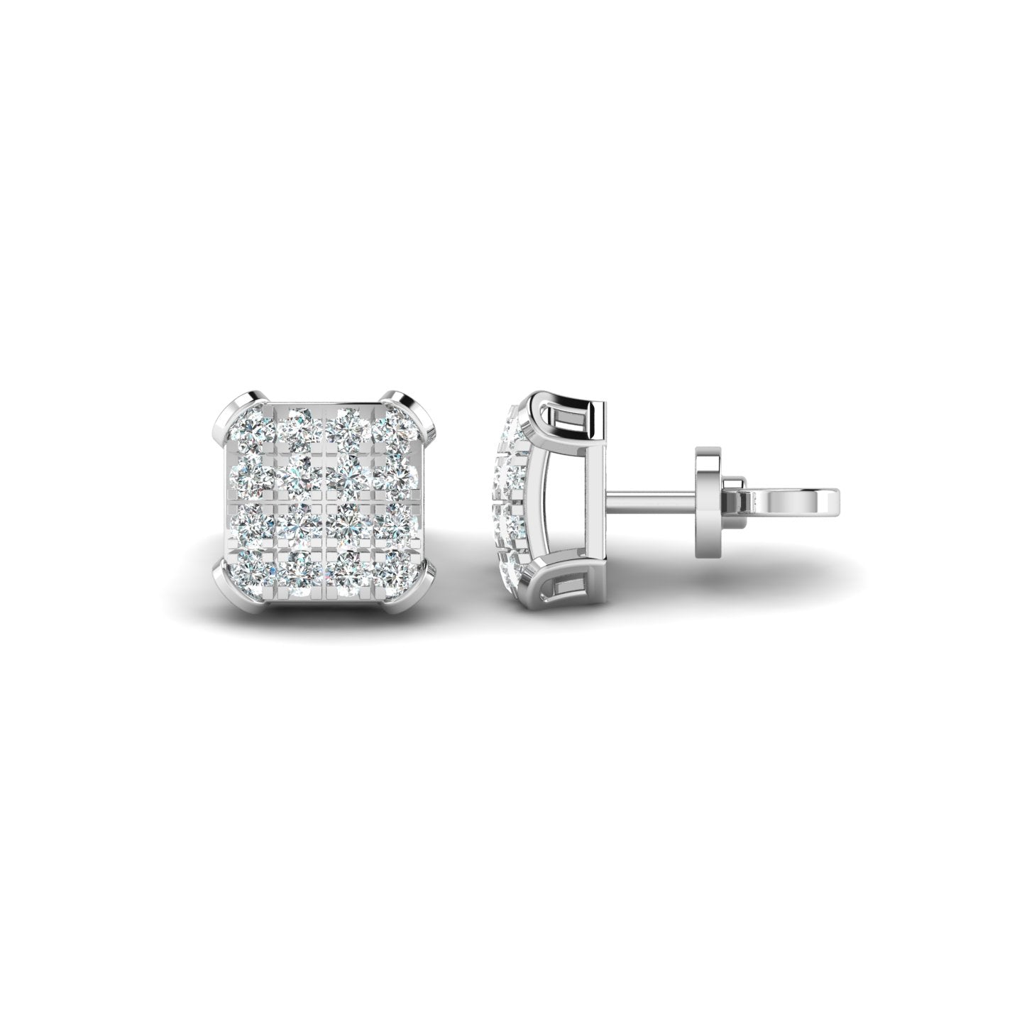 Bling Square Studs