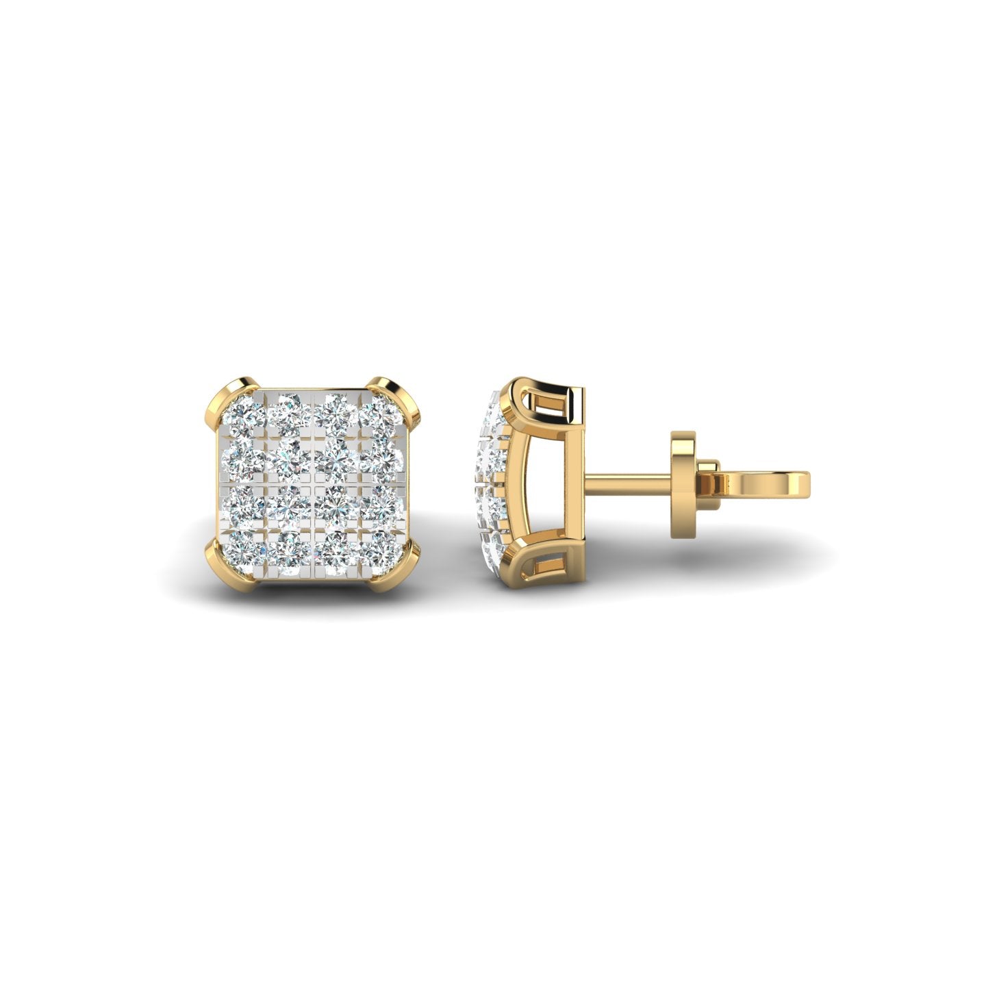 Bling Square Studs