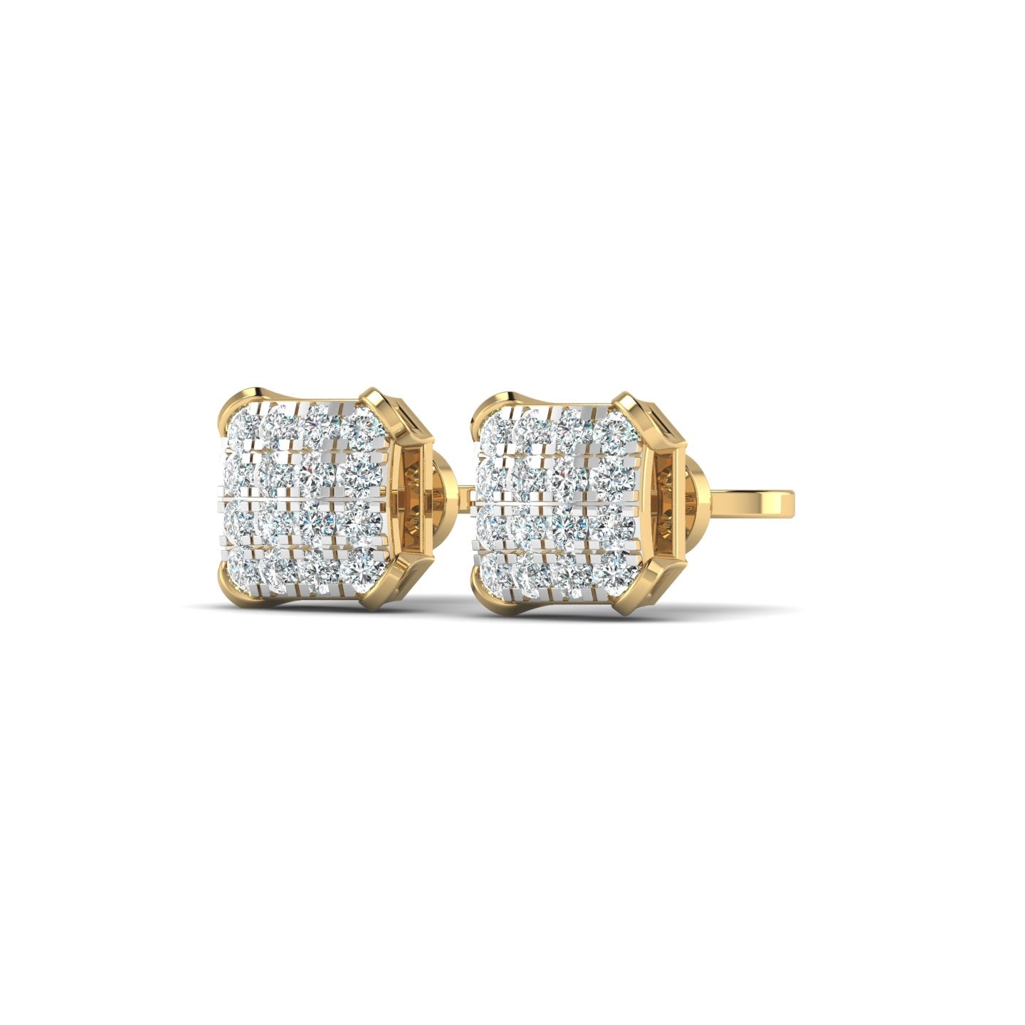 Bling Square Studs