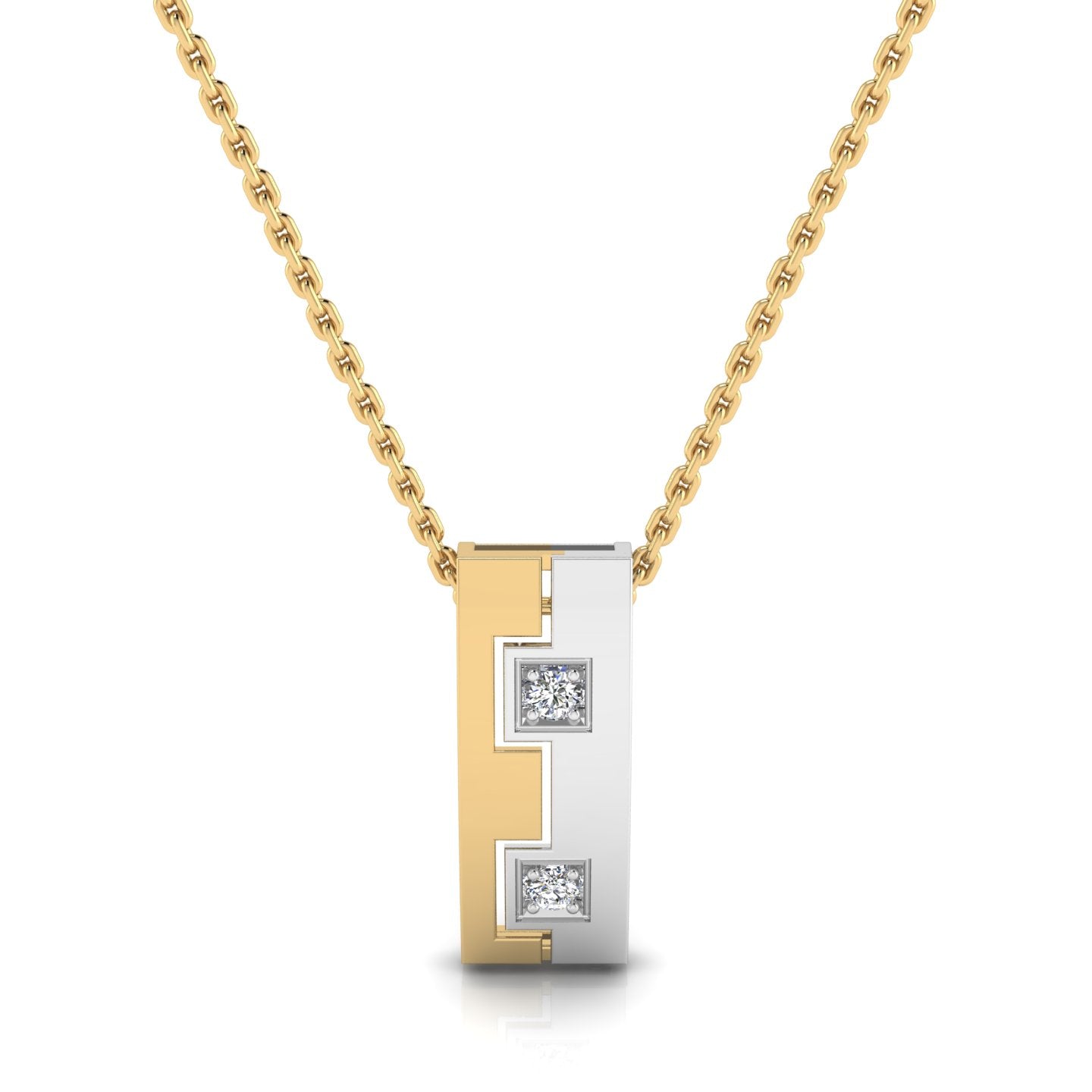 Dual Tone Men's Pendant