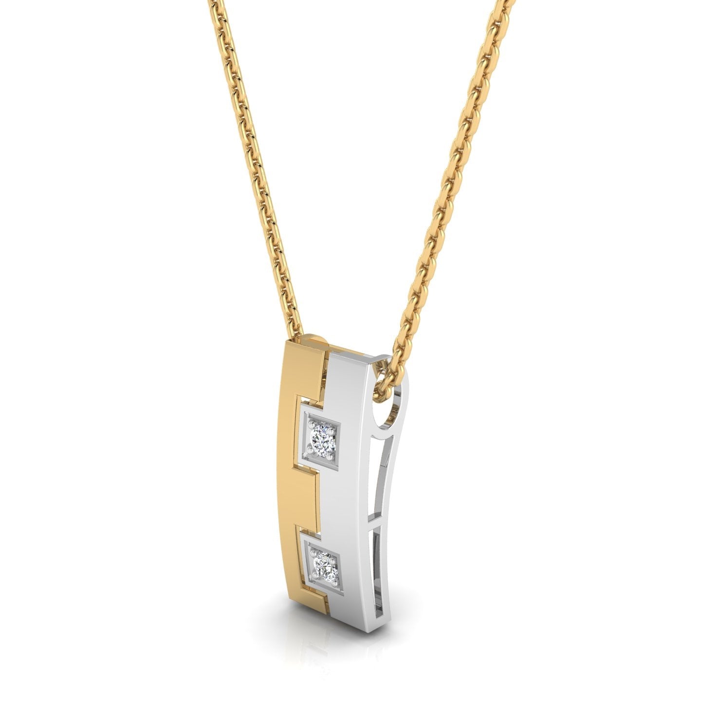 Dual Tone Men's Pendant