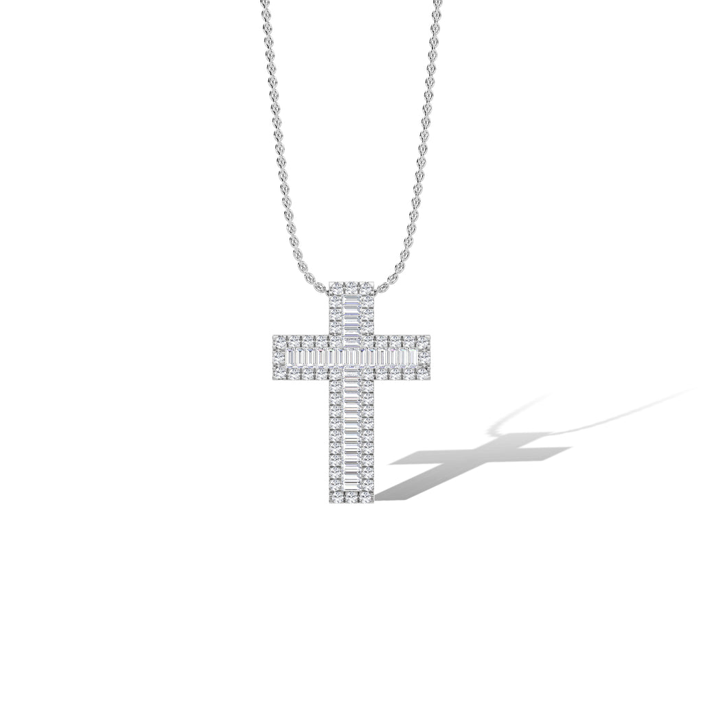 Halo Cross Pendant