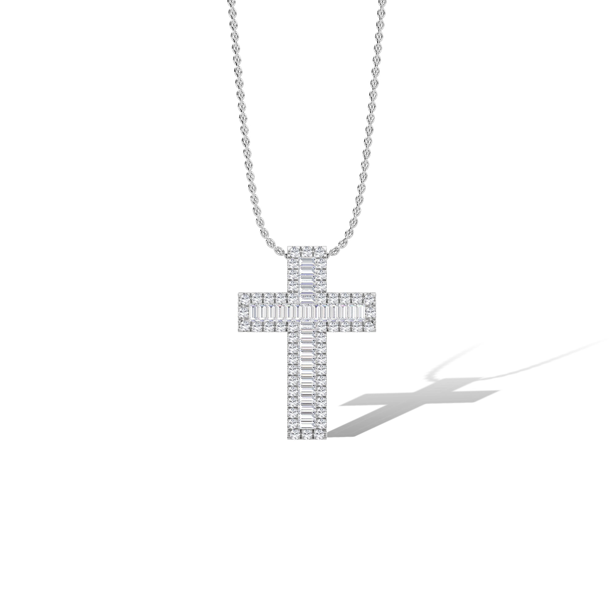 Halo Cross Pendant