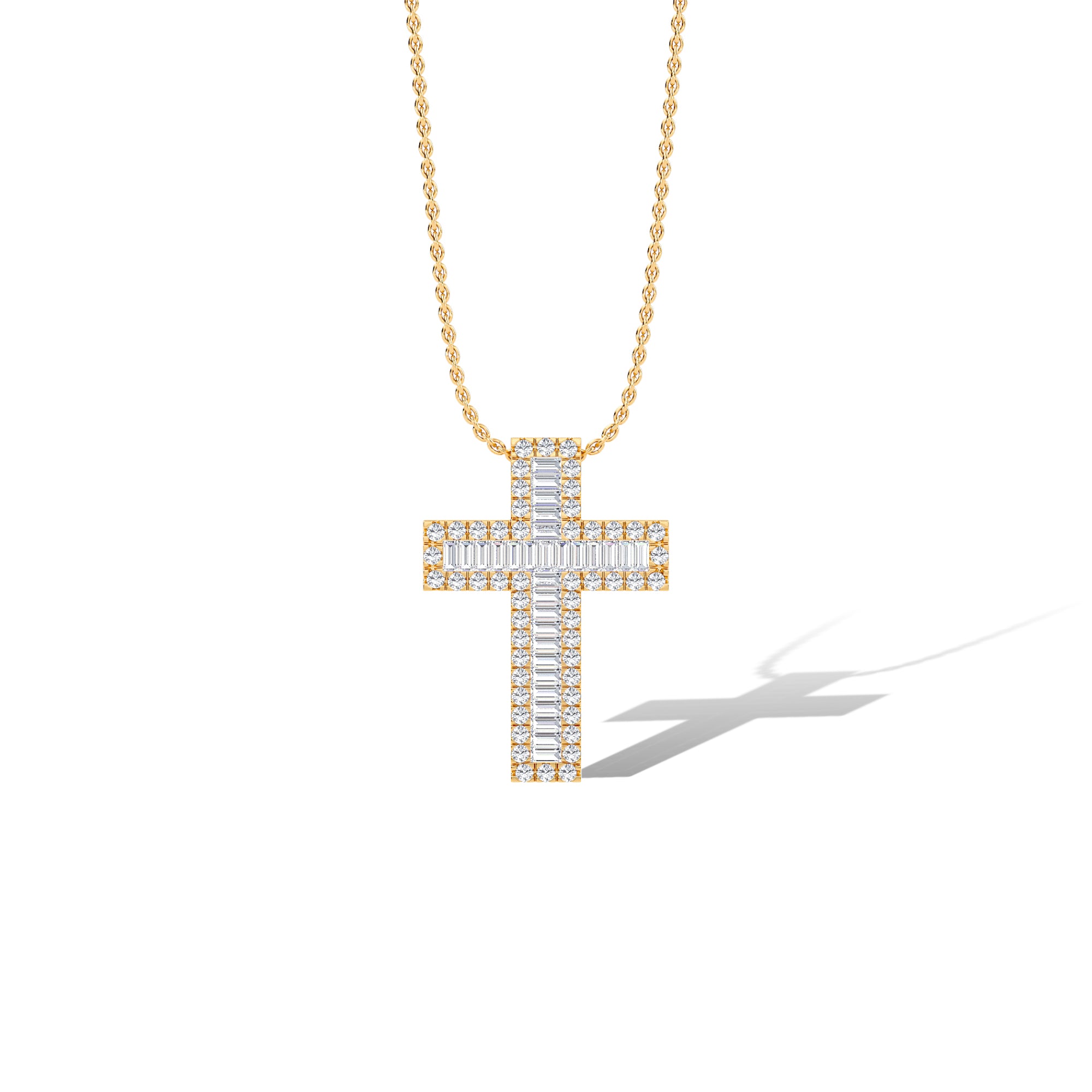Halo Cross Pendant