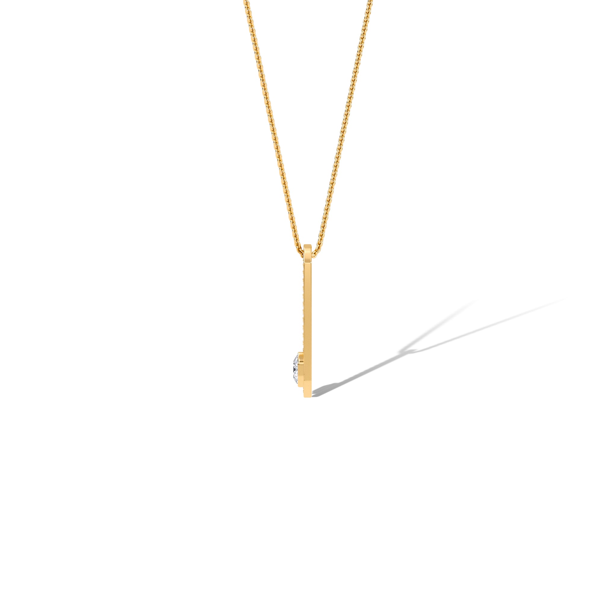 Accented Tag Pendant