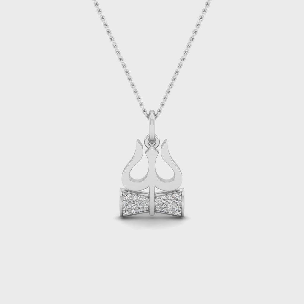 Trishakti Pave Pendant