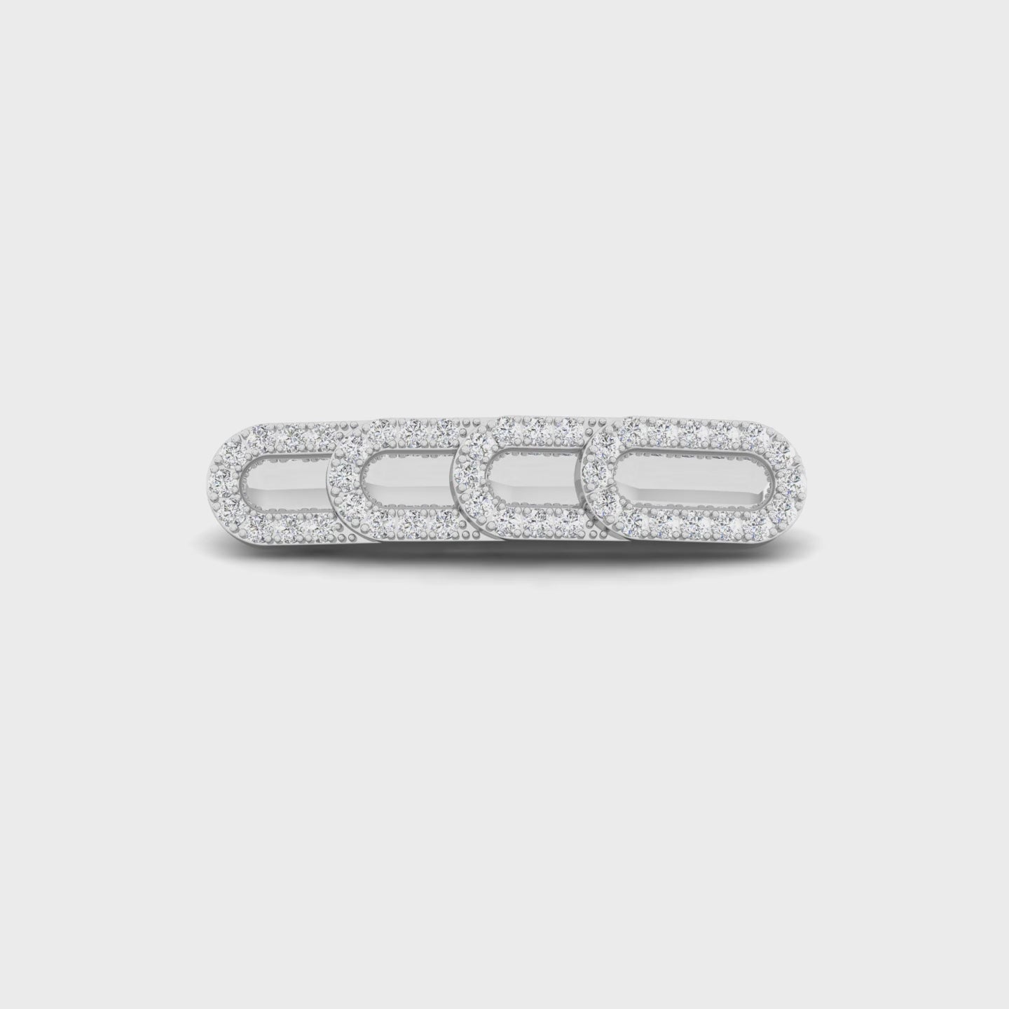 Tri-Link Spark Brooch