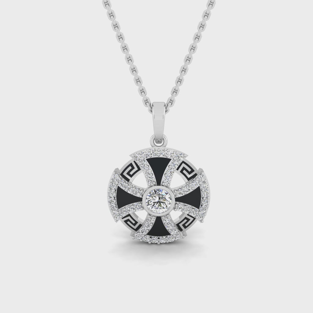 Obsidian Meridian Pendant