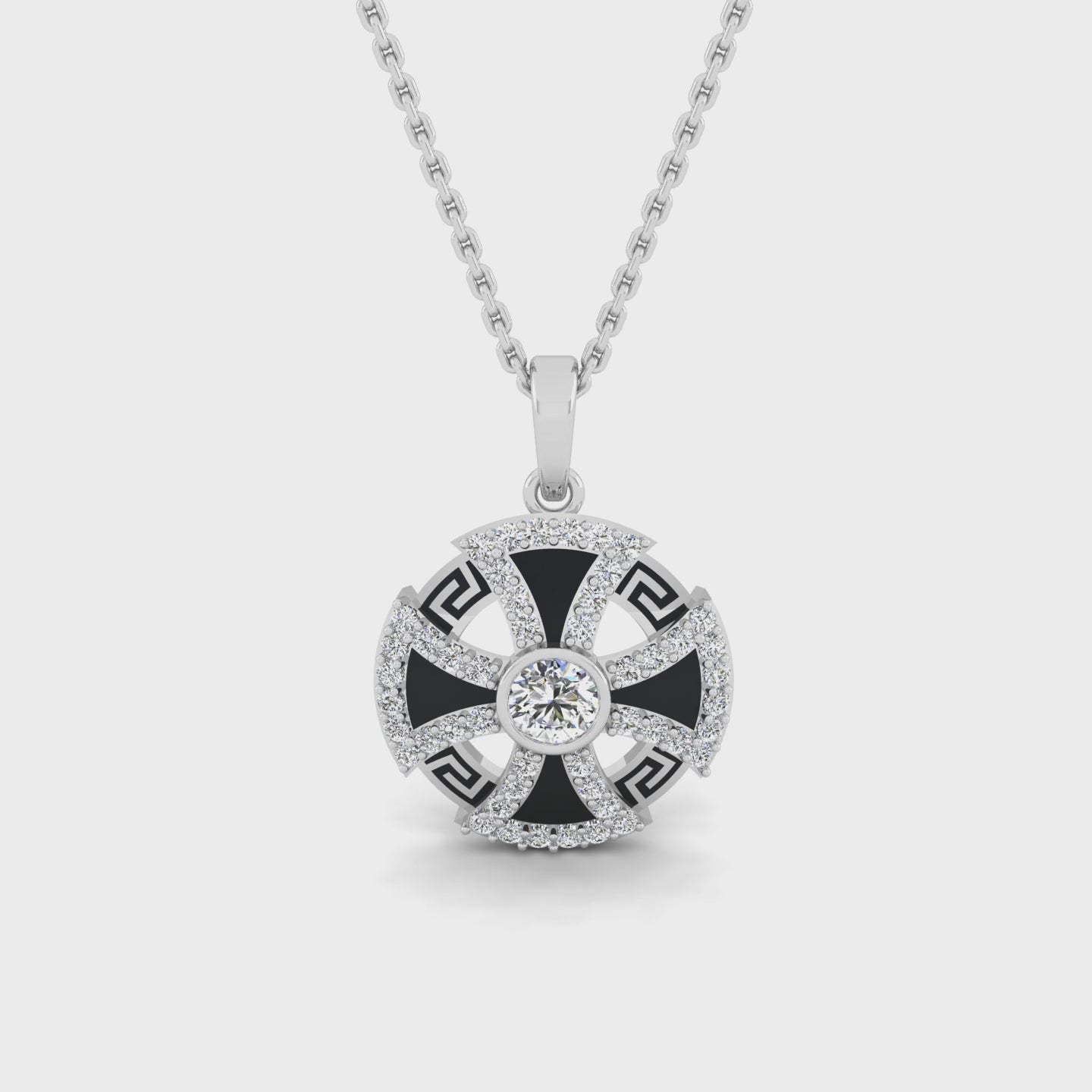 Obsidian Meridian Pendant