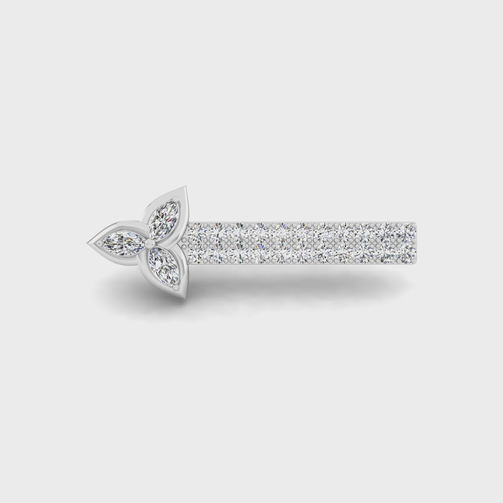 The Trefoil Bar Brooch