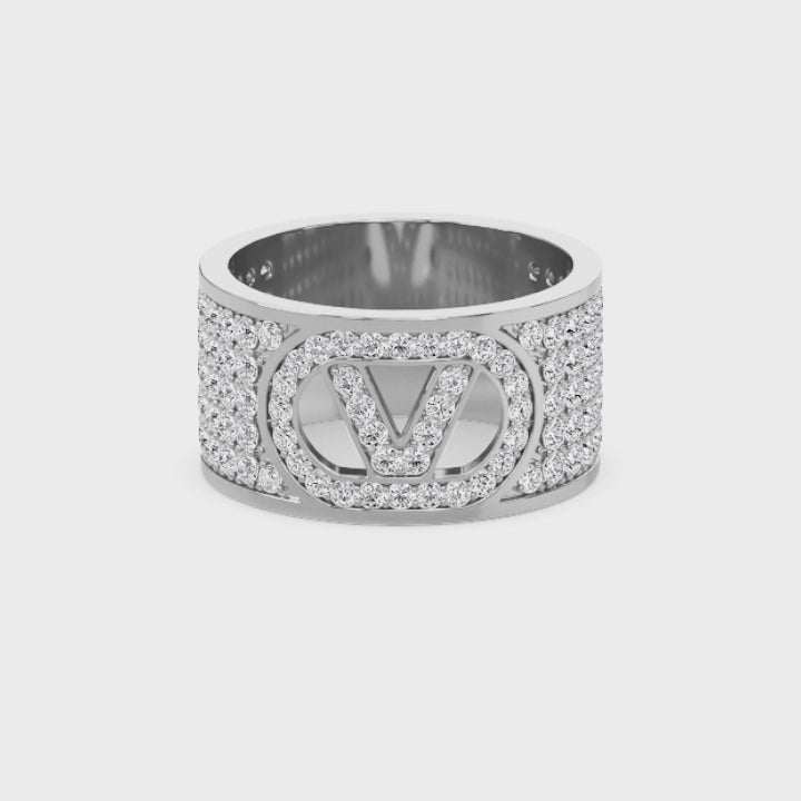 V Initial Diamond Band