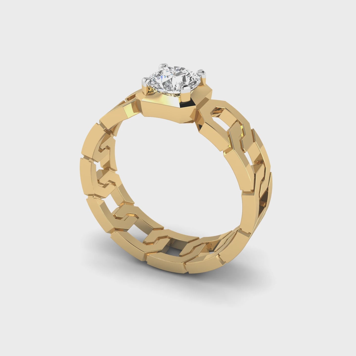 Interlocking Elegance Ring
