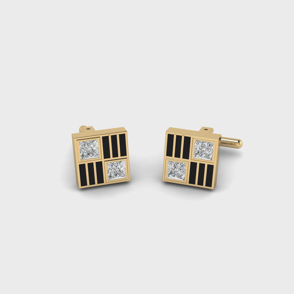 Geometric Grandeur Cufflinks