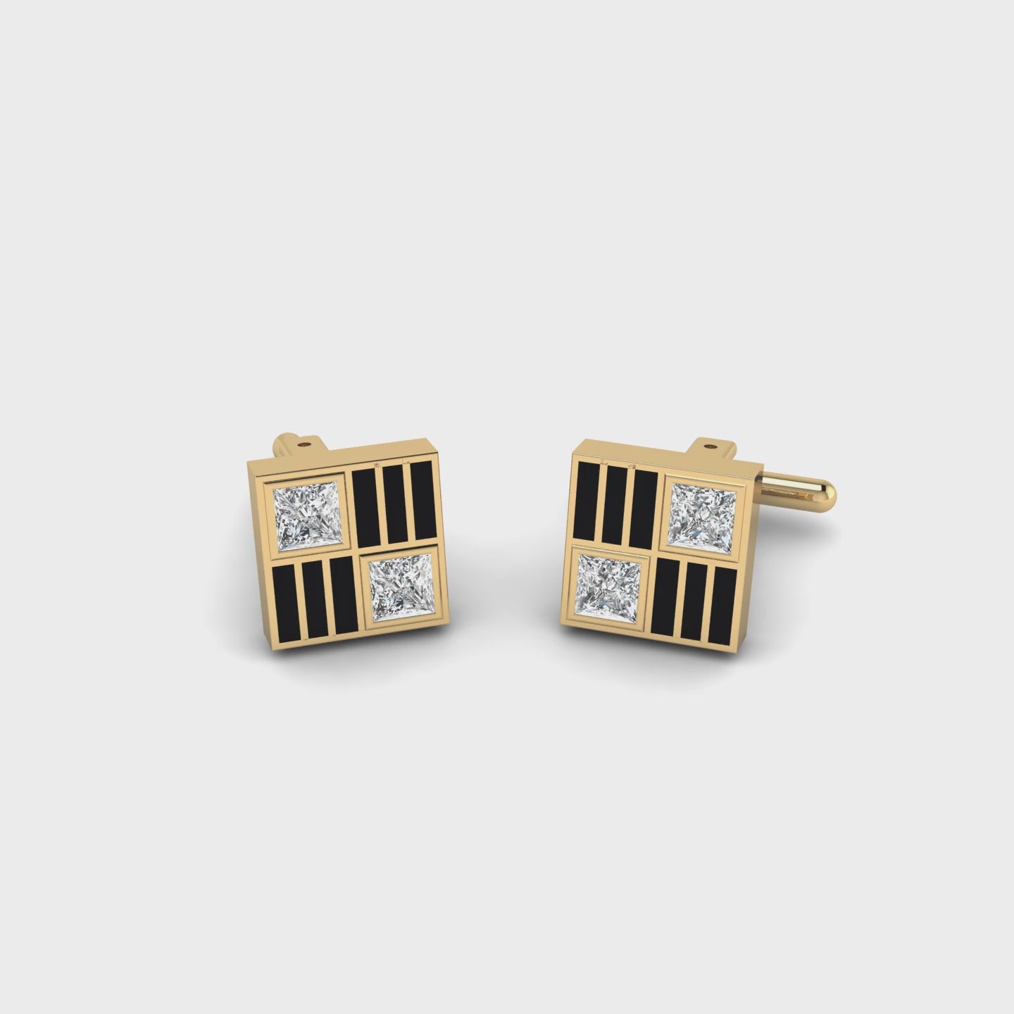 Geometric Grandeur Cufflinks