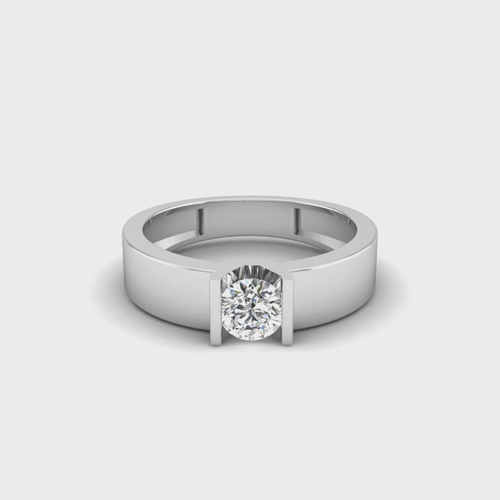 Solitaire Horizon Ring