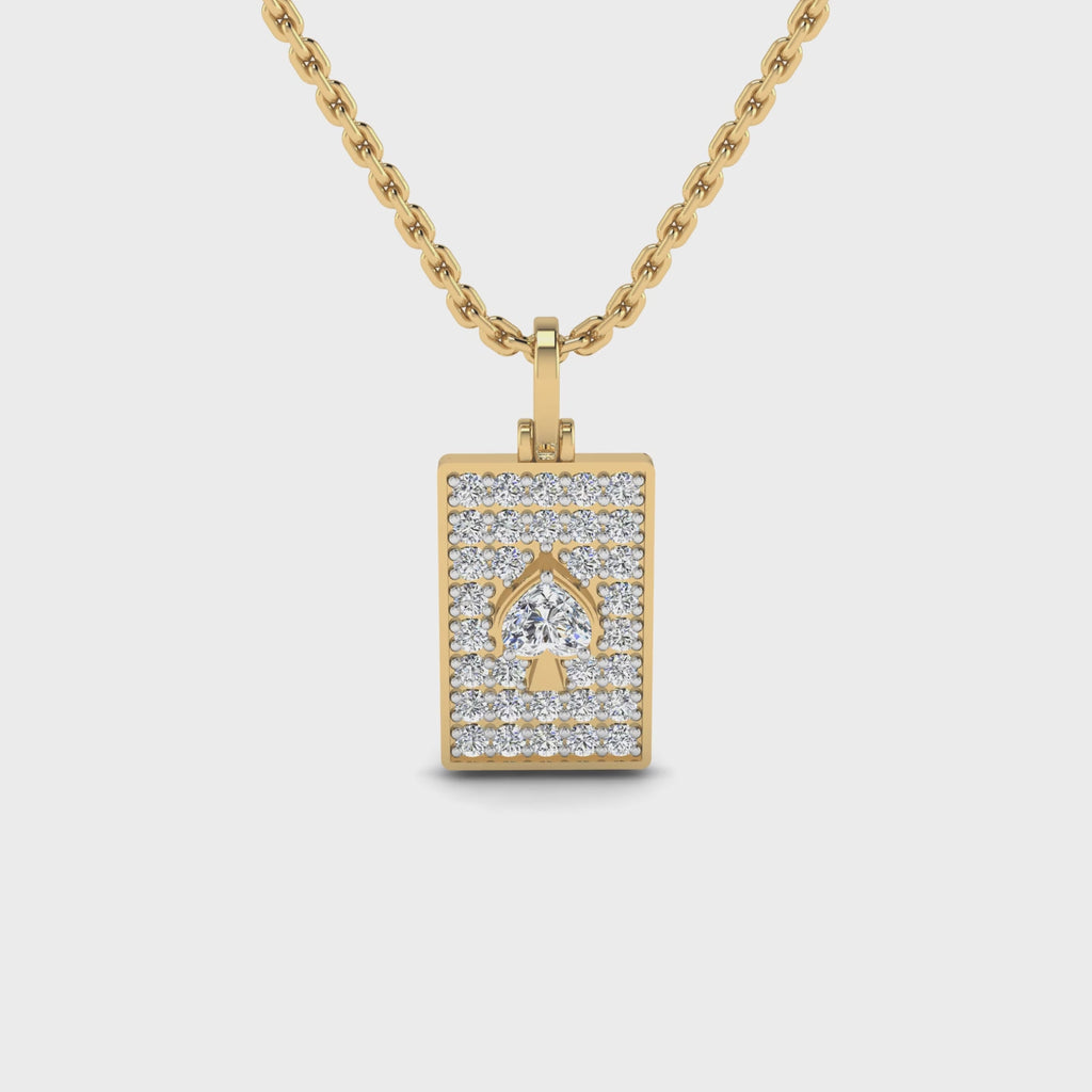 Ace of Spades pendant
