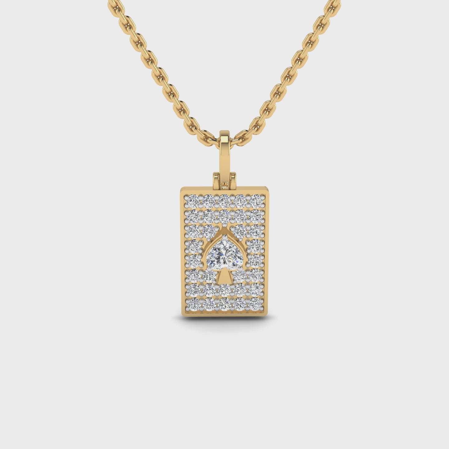 Ace of Spades pendant
